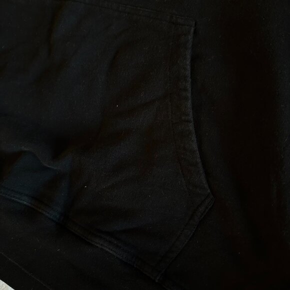 Buck Mason Brushed Loopback Hooded Sweatshirt in Black XL - Picture 3 of 6